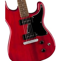 Squier Paranormal Stratosonic (Crimson Red Transparent) – Guitare Électrique - Les Beatles, Paul McCartney, John Lennon, RIngo Starr, George Harrison Squier Paranormal Stratosonic (Crimson Red Transparent) - Guitare Électrique – Image 3