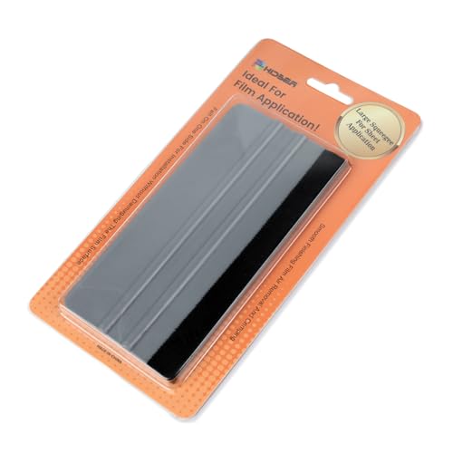 Image of HIDBEA Window Felt Squeegee Tool, Vinyl Scraper for Window Privacy Film, Wallpaper and Car Glass, Tint Squeegee Installation Tool Protection Scratches Film Soothing, 5.9 * 3.1 Inch, Grey