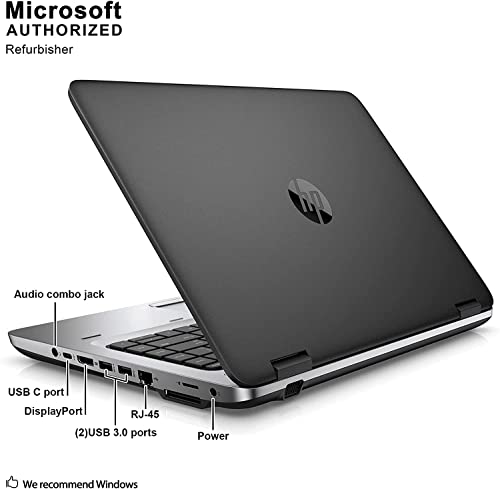Hp Probook 640 G3 14 Inch Fhd Laptop, Intel Core I5-7200U 2.5Ghz, 16Gb Ddr4 Ram, 256Gb Ssd, Backlit Keyboard, Fingerprint, Cam, Windows 10 Pro (Renewed) #TOP3