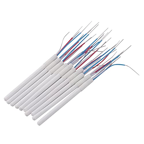 Pasuihcay 10Pcs Soldering Station Replacement Heating Elements Ceramic Heater A1322 for 852D+ 909D 936 Soldering Accessory, White