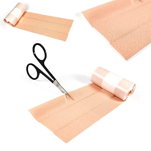 Setablu Pansement en bande élastique pour articulations, avec chlorhexidine, hypoallergénique anatomique, respirant et résistant à l'eau, pour coude, genou 50 x 6 cm Cover