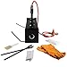 Propane 3 Burners Forge, 2700℉ Blacksmithing Gas Forge, Large Capacity Square Propane Burner Portable Forge with V-Bit Tongs & Leather Gloves for Farrier, Knife and Tool Making