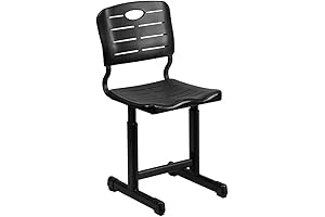 Flash Furniture Adjustable Height Rolling Chair for Classroom
