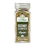 Geo-Fresh Organic Rosemary Leaves 0.88 oz - Dried Rosemary Seasoning for Cooking and Garnish - USDA Certified Organic, Non-GMO, Gluten-Free, Kosher