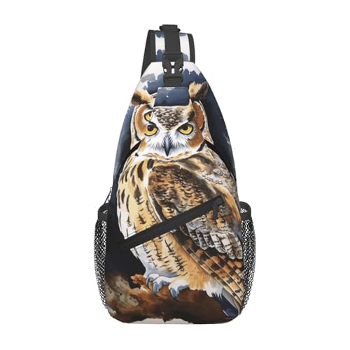 Bolso cruzado estilo sling para viaje y senderismo miniatura 1