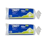 Mountain Mist Ultra Fine Polyester Batting Queen Size 90 x 108 Inches, 2-Pack