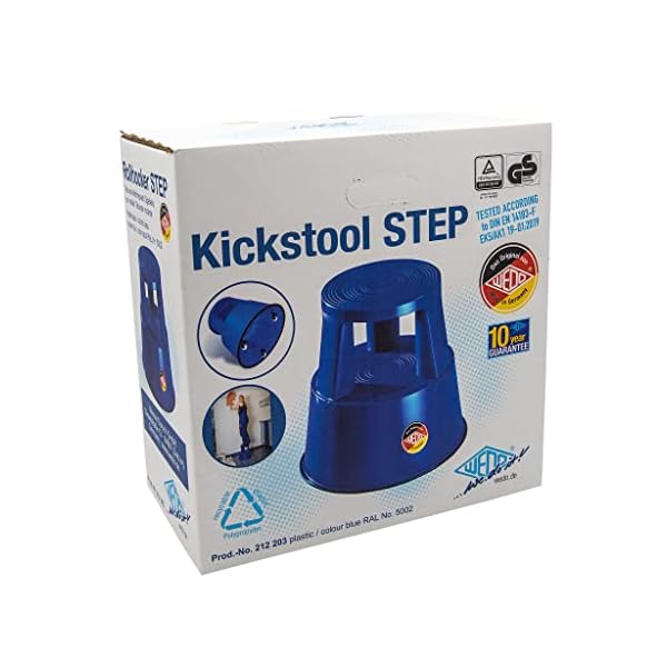 WEDO Step Rollhocker, Kunststoff, blau, 43cm – Bild 6