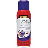3M Super 77 Adhesive Spray - 13.57 oz - 1Each - Black