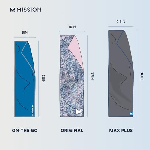 MISSION Original Cooling Towel- Evaporative Cool Technology, Cools Instantly When Wet, UPF 50 Sun Protection, for Sports, Yoga, Golf, Gym, Neck, Workout, 10” x 33”- Black (107102) - image 9
