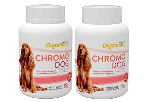 Combo 2un Suplemento Organnact Chromo Dog 30 Tabs cada
