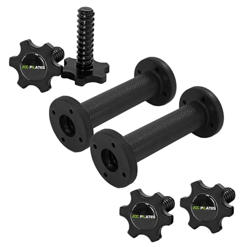 Image of Dumbbell Handles Pair Universal Handle, Adjustable Dumbbell Bar Fit 1 inch Plates, Standard Weight Plates with 1 inch Diameter, Portable Balance Quick Adjustable Weight for Workouts Home Gym