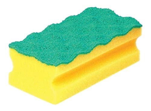 Estropajo Vileda Puractive amarillo de cocina, esponja salvaúñas pack de 10 2