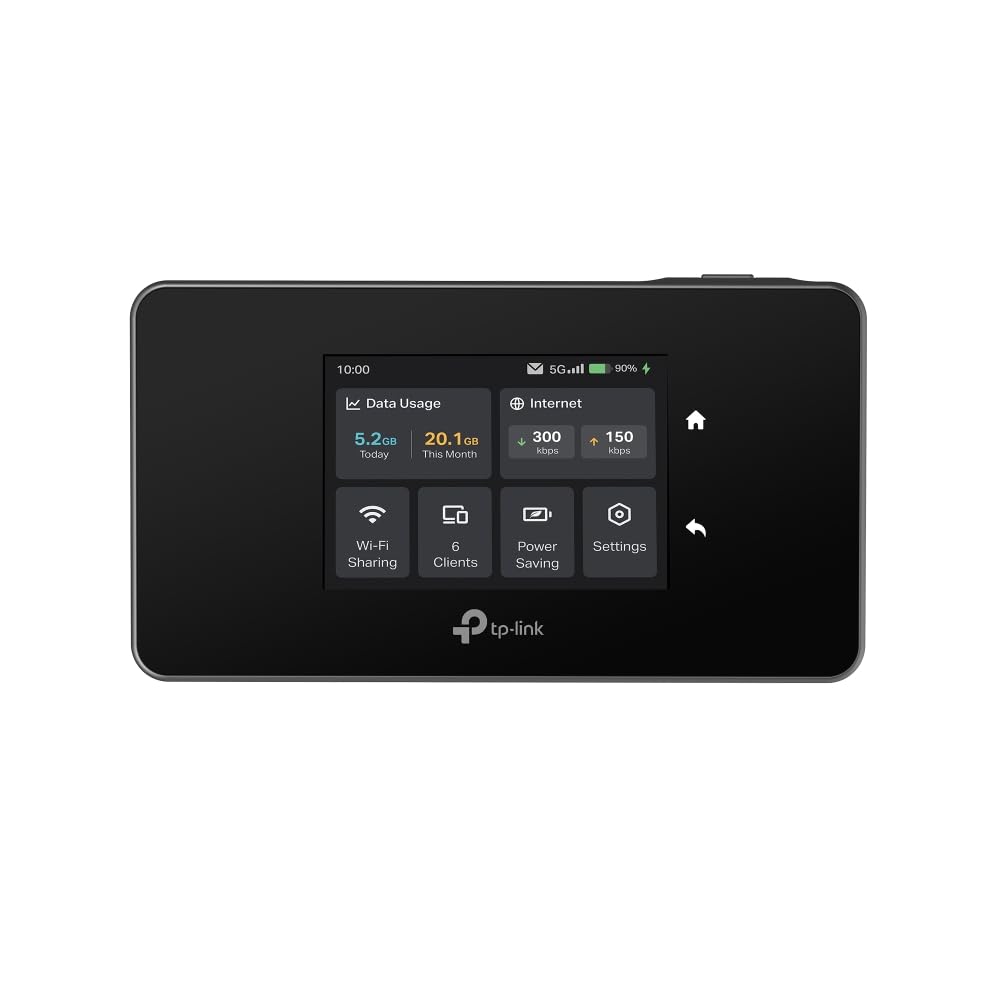 TP-Link M8550 Mobile 5G Router with Sim Slot, AXE3600 WiFi 6E,Tri