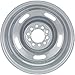 Speedway Motors 15x7 GM Rally Steel Wheels, Silver Painted Finish, Dual 5x4.5 and 5x4.75 Bolt Patterns for RWD Vehicles, Durable 15-Inch Pair for Classic GM Muscle Car Applications