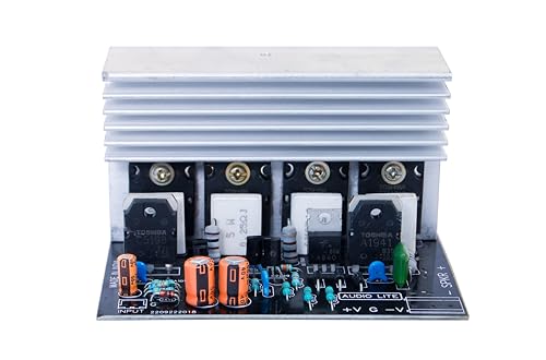 Image of AUDIO LITE 200W Mono Amplifier Board for SUBWOOFER Using 2 Pair of 2SC5200+2SA1943 with Heavy Driver Section.