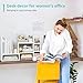 NUTIKAS Desk Shelves Desktop Orgnizer Shlef - White Office Organization for Top of Desk Organizers and Accessories Corner Bookshelf Table Top Shelving Small Hutch Decorations for Women Office