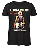 Stampa Alta Qualità Tshirt Maglia Maglietta Cotone Donna Casual Girocollo Liga Luciano LIGABUE Milano 2026 Merch Tour LA Prima Notte CERTE Notti, XL