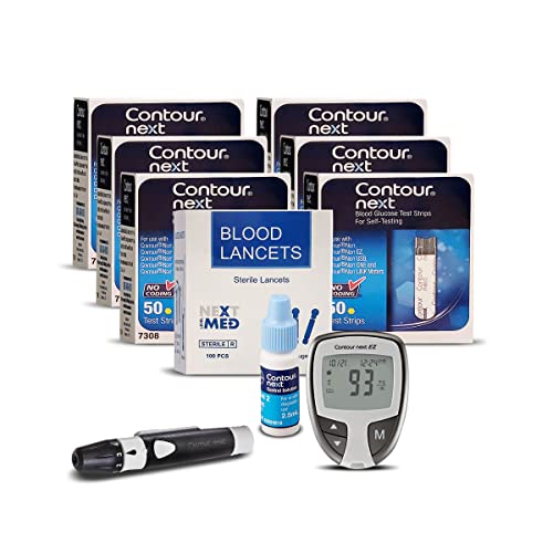 Next-Level-Med Diabetes Testing Kit - Includes 300 Strips, 100 Lancets, 1 EZ Blood Glucose Meter, 1 Lancing Device, 1 Control Solution. Blood Sugar Test Kit Next-Level-Med Diabetes Testing Kit - Includes 300 Strips, 100 Lancets, 1 EZ Blood Glucose Meter, 1 Lancing Device, 1 Control Solution. Blood Sugar Test Kit