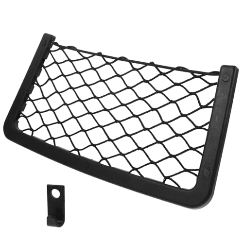 STOBAZA Abs Kunststoff Rahmen Auto Kofferraum Netz Organizer mit Haken Langlebiger Auto Mesh Netztasche für Suv Wohnmobil Familienwagen und Boot Vielseitiger Aufbewahrungsbeutel STOBAZA Abs Kunststoff Rahmen Auto Kofferraum Netz Organizer mit Haken Langlebiger Auto Mesh Netztasche für Suv Wohnmobil Familienwagen und Boot Vielseitiger Aufbewahrungsbeutel