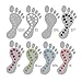 Viva Decor ABS Sock Stop (2.77 Fl oz, Black) - Fabric Paint for Non-Slip Socks, Bath Mats & More - Latex-Free, Water-Based, Washable - For Grip Socks DIY