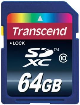 Transcend 64GB Memory Card, Compatible with Nikon COOLPIX B500 Digital Camera - SDXC UHS-I Memory Card - Class 10, U1, 100MB/s, 300 Series