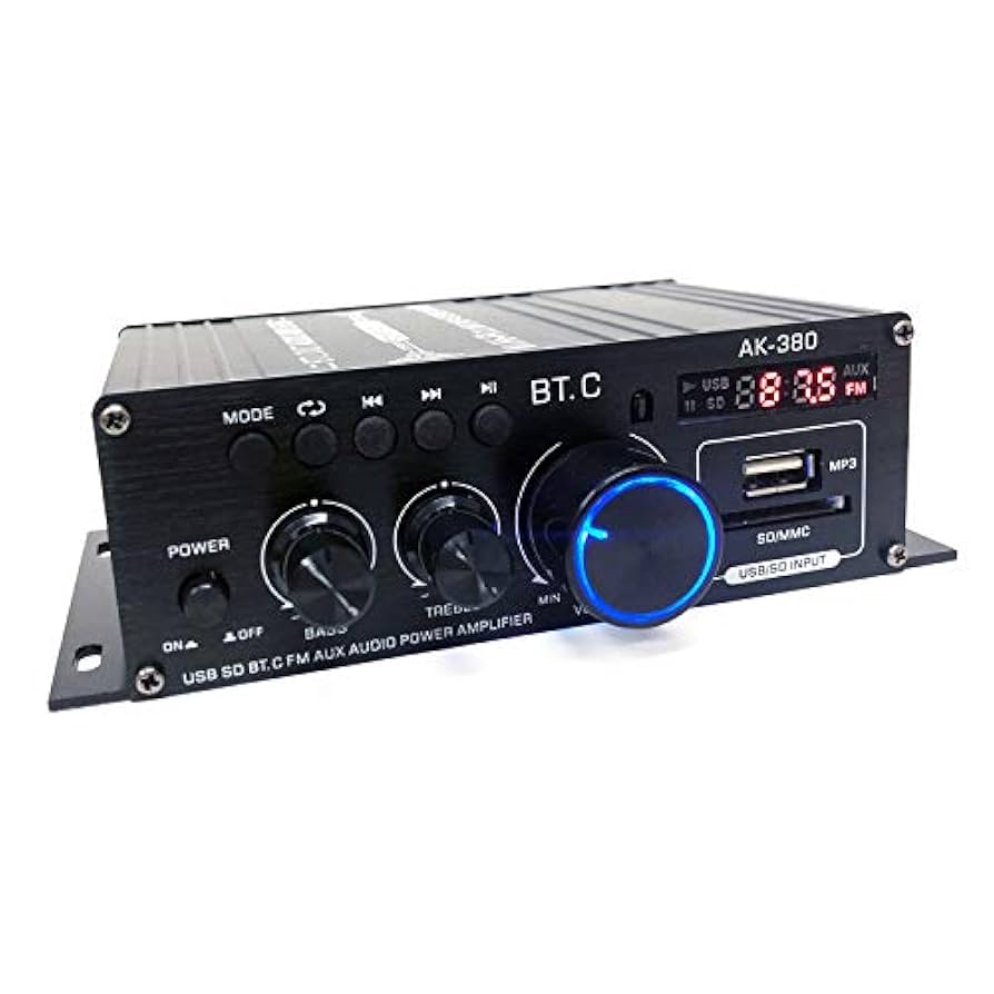 Amazon | origin Bluetooth5.0対応 小型2chオーディオアンプ