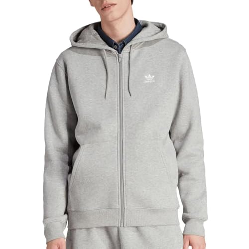 adidas Sweat Zippé Gris Homme HDY