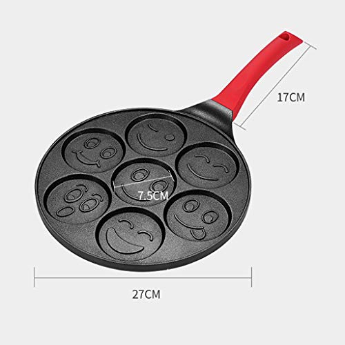 Padella Per Pancake Con Faccine Endusor - &Oslash;26cm, Antiaderente, Per Induzione, Con 4 Stampi Smiley