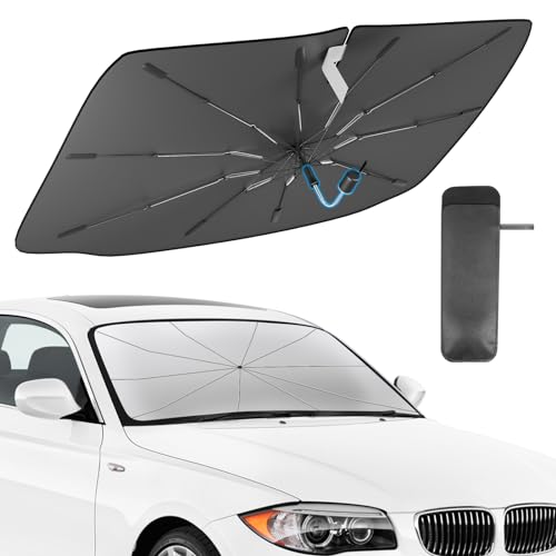 PEMOTech Sonnenschutz Auto Frontscheibe Upgrade 360° Drehbar Faltbarer