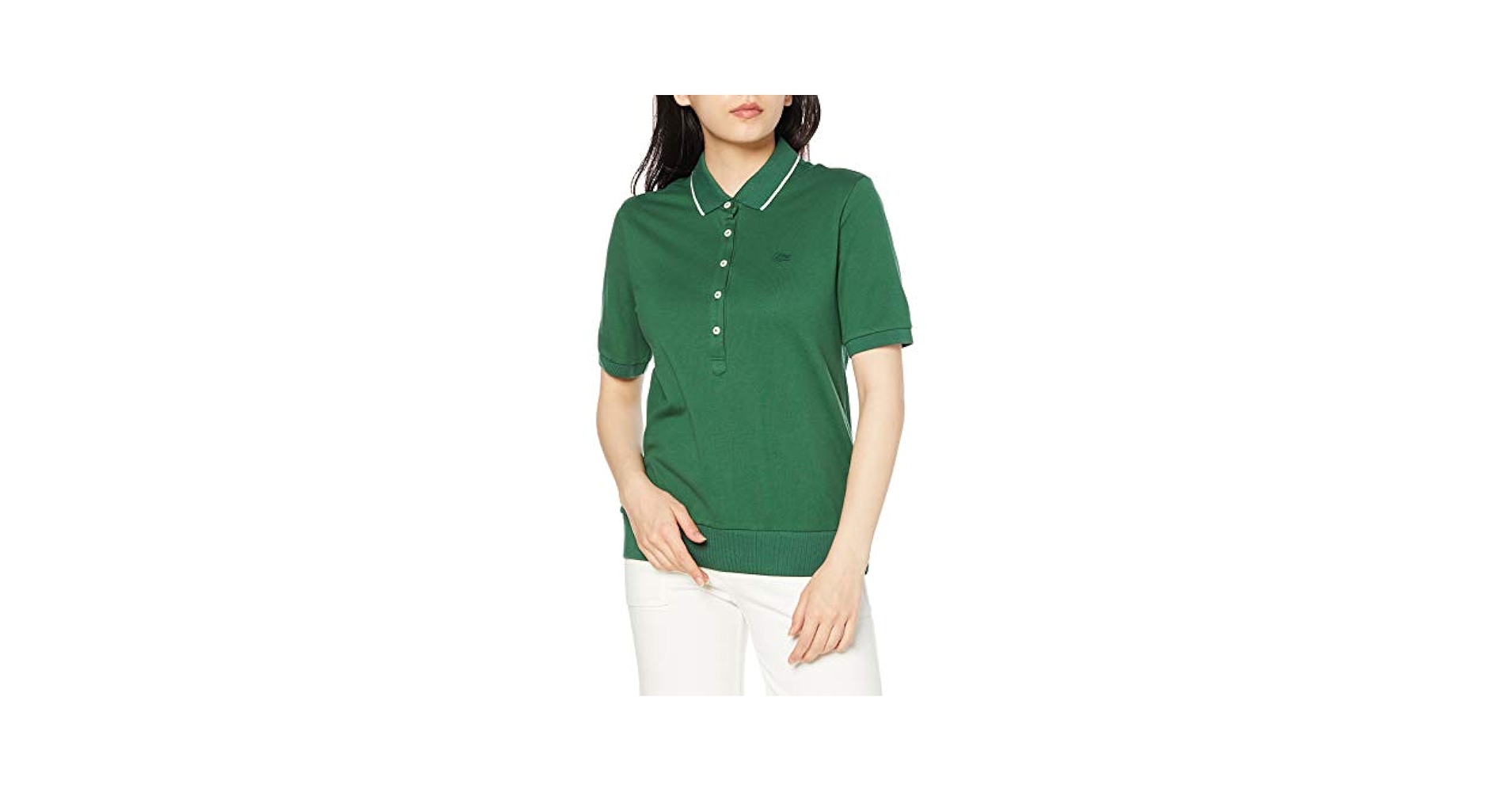 新品未使用LACOSTESPORTストライプ半袖ポロシャツ34ラコステレディース 40%OFF ラコステ レディース 半袖 スリムフィット ストレッチ