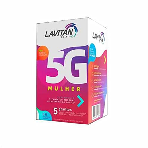 Lavitan 5g Multivitamínico mulher 60 Comprimidos…