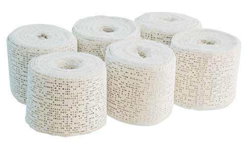 Romed Gipsbinden Gipsverband Babybauchabdruck Basteln (6 Rollen 10 Cm X