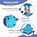 SLWHYZL Mini Jack - Scissor Jack 4 x 4 Inch Lab Jack with Non-Slip Base for Height Range 50mm to 150mm to Support Weight 22 Lbs