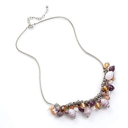 Enesco Osm - Neck Light Purple Cluster