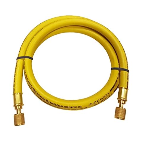 Appion MH380006AAY - MegaFlow 3/8in Hose - 6 ft (1/4FL to 1/4FL) Yellow Cover
