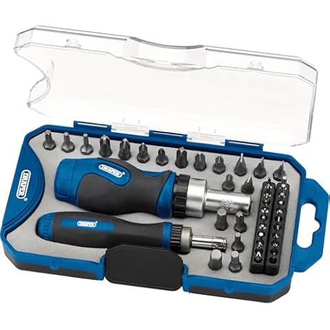 Draper 42 Piece Ratchet Screwdriver Set Cover