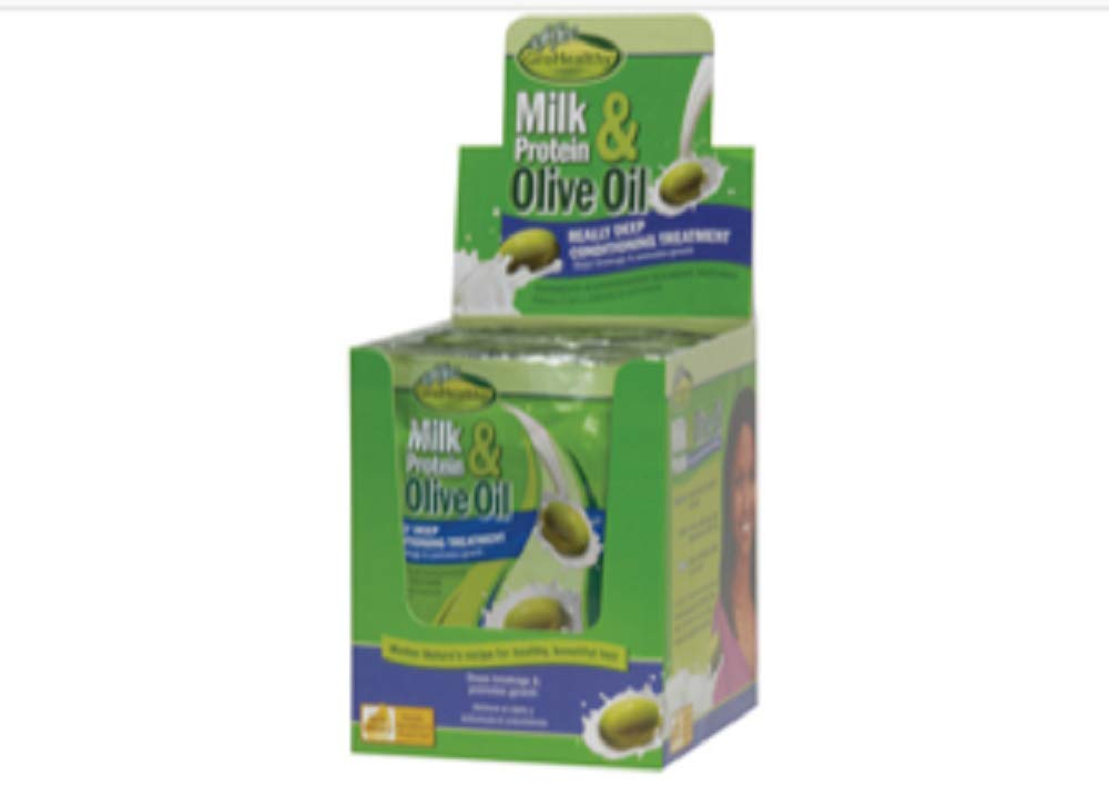 Sofn'free GroHealthy Milk Protein & Olive Oil Really Deep Conditioning Treatment 1.75oz (12 pack)