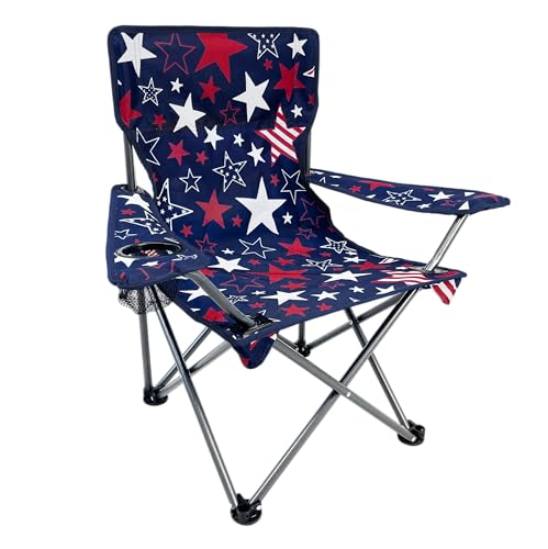 Black Sierra Patriotic Kids Chair