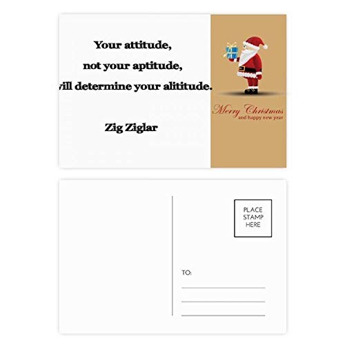 Cartes postales Père Noël inspirantes pour partager espoir et attitude positive