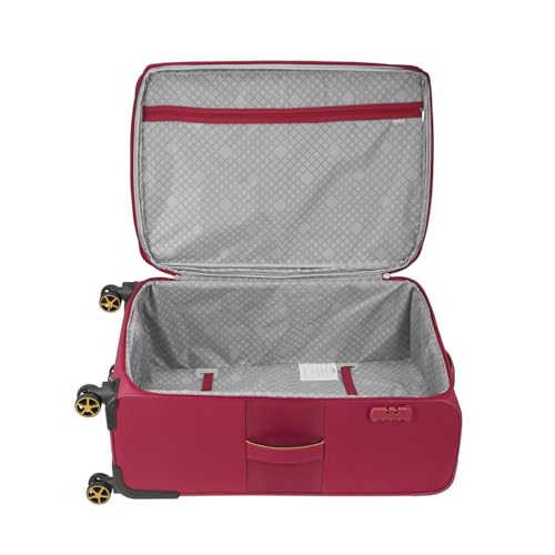 Image of Safari Flexa 69 Red Trolley Bag with Dual Wheels