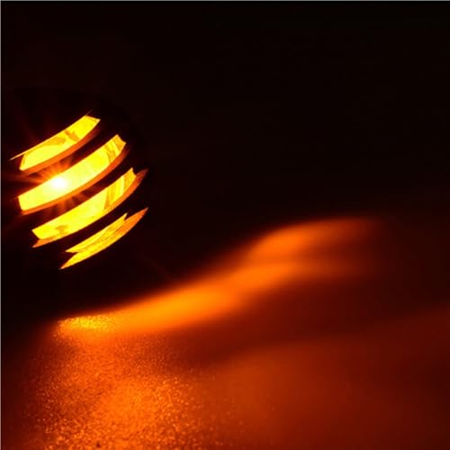 Trasero parada luces intermitentes metálicos para motocicleta DRL 4