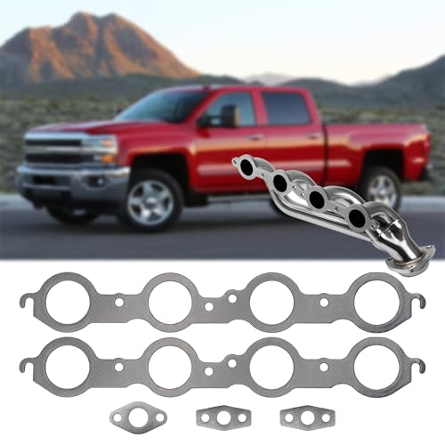 Image of MS 92467 Exhaust Manifold Gasket Set for 1997-2015 Chevy GM LS 4.8L 6.0L GMC Chevrolet Silverado 1500 5.3L