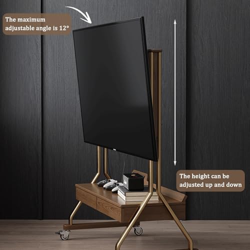 Soporte móvil para TV ajustable con ruedas miniatura 3