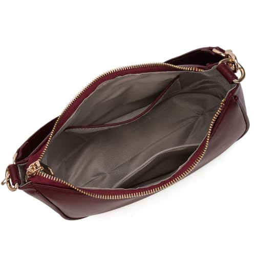 Image of CYHTWSDJ Shoulder Bags for Women, Cute Hobo Tote Handbag Mini Clutch Purse with Zipper Closure