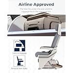 BAGSMART Carry-On Luggage Airline Approved, 20 inch Expandable Suitcase with Duffel bag, Softside Lightweight Suitcases with Spinner Wheels, Durable Travel Luggage, Carry-On light tan - Image 5