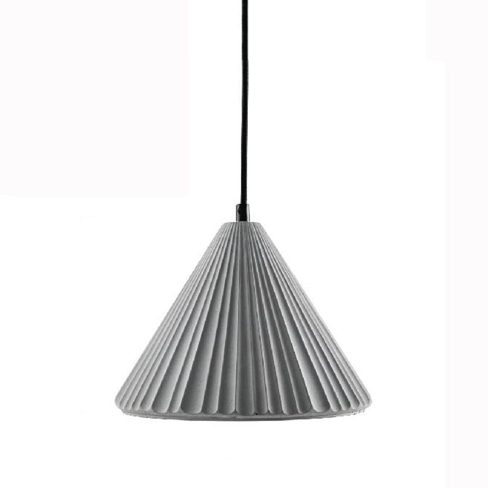 Lustre en ciment E27 pour illuminer une salle à manger sombre