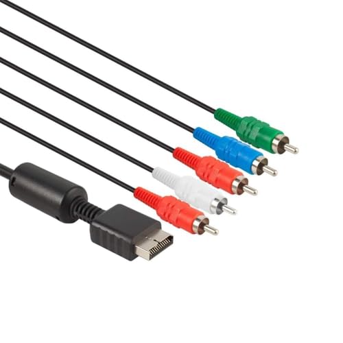 Specifiche di alimentazione: compatibile con presa AV PS2 a componente Y/PR/Pub, canale L, canale R (maschio). Lunghezza: circa 180 cm. Colore: nero
