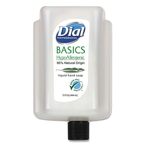 Dial Professional 99813CT Basics Liquid Hand Soap Rosemary & Mint 15 oz Cartridge 6 Carton