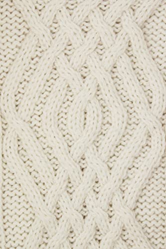 Aran Crafts Women's Irish Cable Knitted Wool 2 Pocket Sweater (C4443-Xl-Nat) Natural #TOP5