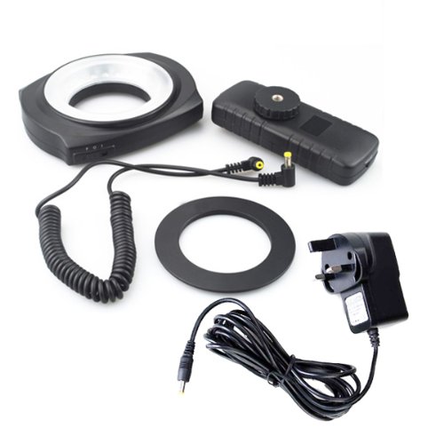 Buy FLAWISH UK Plug 48 LED Flash Macro Ring Light 58mm Adapter Ring AC